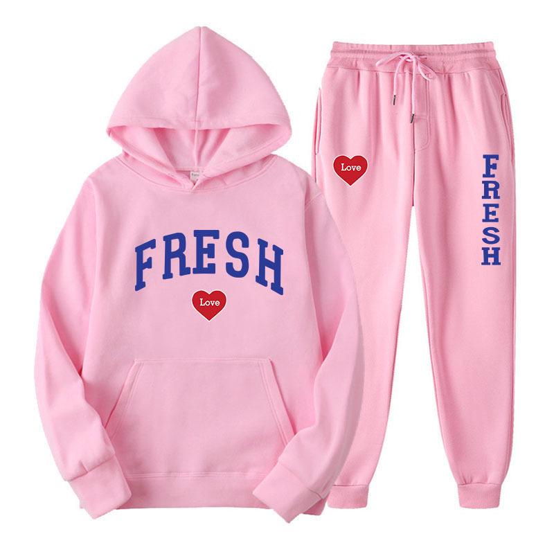 2025 Cross Love Heart Print Y2K Hoodie Sweatshirt Pullover - Plus Velvet Thickened Style