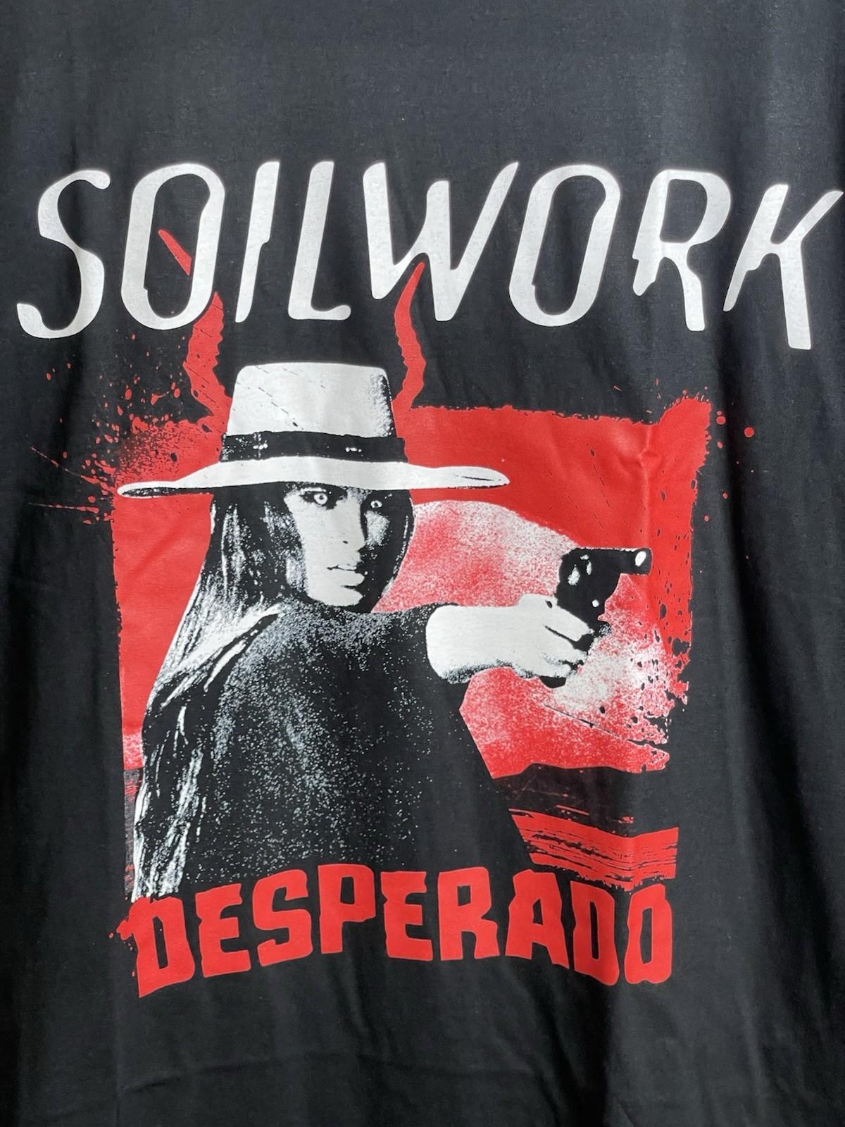Soilwork Desperado Melodic Death Metal Band T-Shirt Adult 2XL Black NWOT Unisex T-Shirt XXL