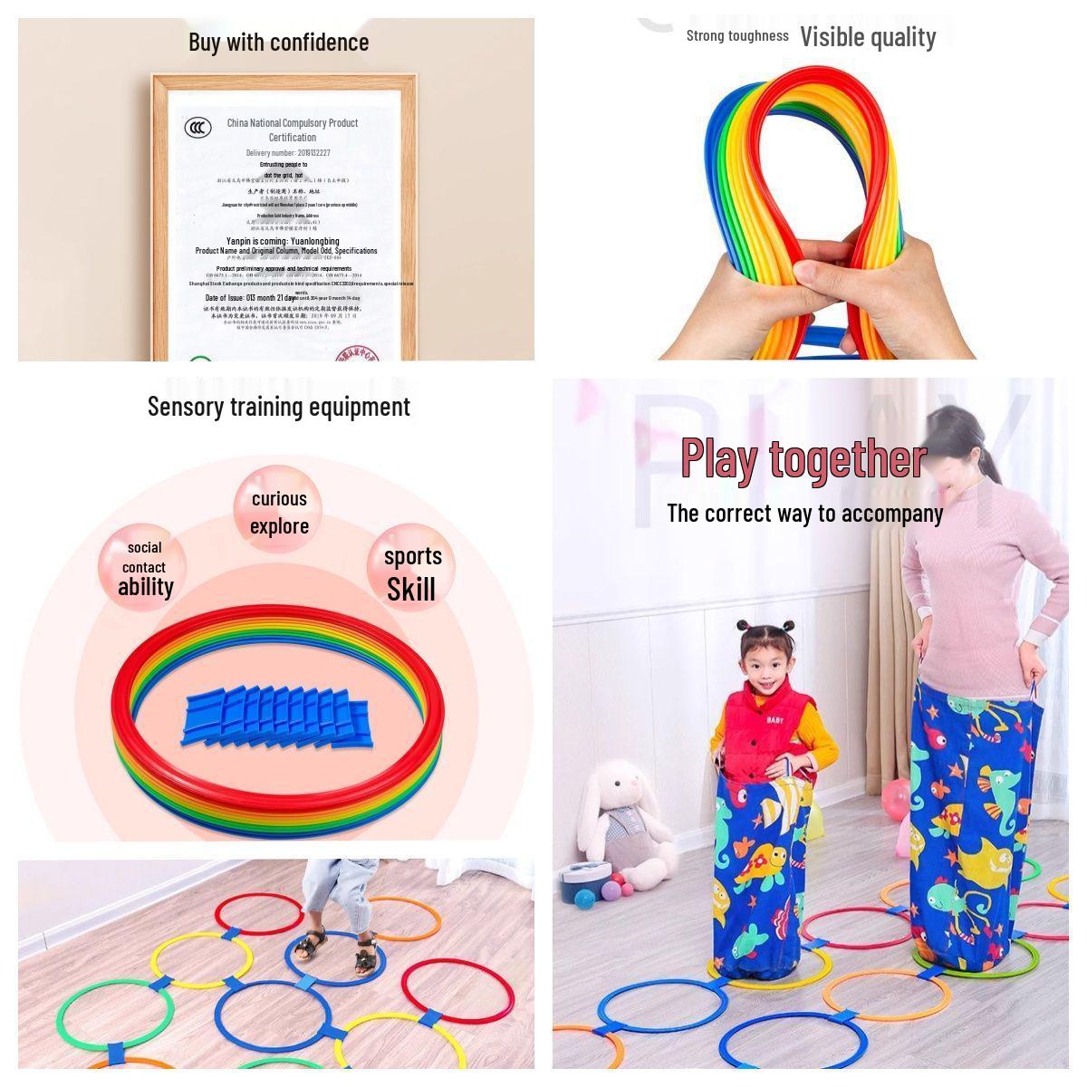 

Детские сенсорные интеграционные круги для классиков - Игрушка для спорта и фитнеса на открытом воздухе