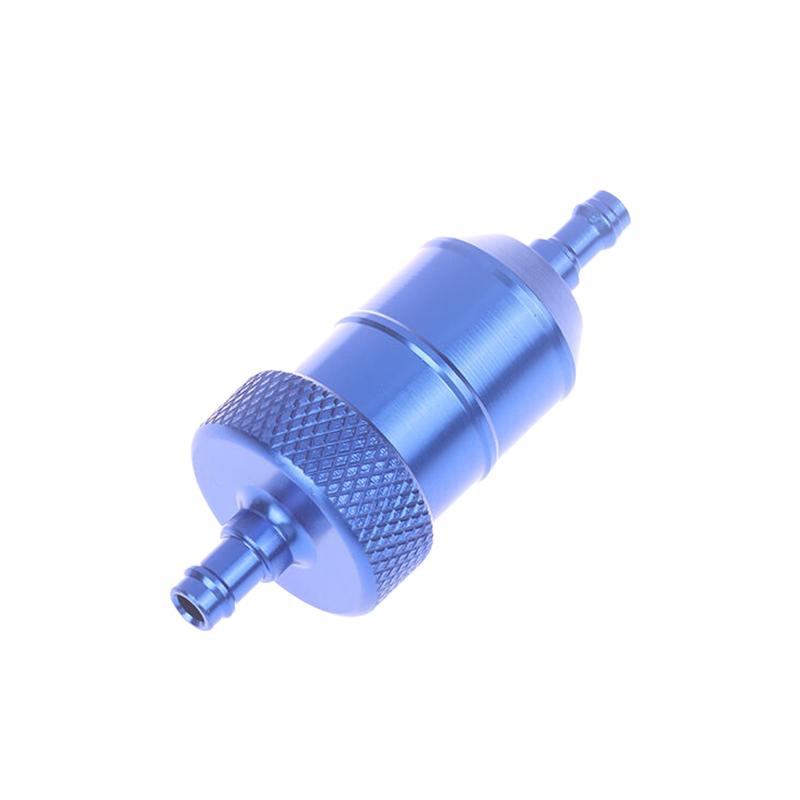Universal 8mm 5/16'' Motorcycle Fuel Filter Car Oil Inline For Motorcycle Scooters Chrome Aluminum Fuel Filters 7 Color