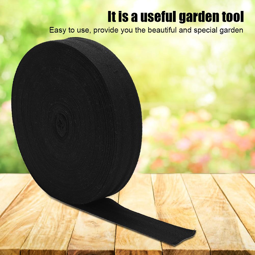 Cotton Tree Wrap Tape Bandage Binding Belt Grafting Bonsai Garden Tool(4cm, Black)