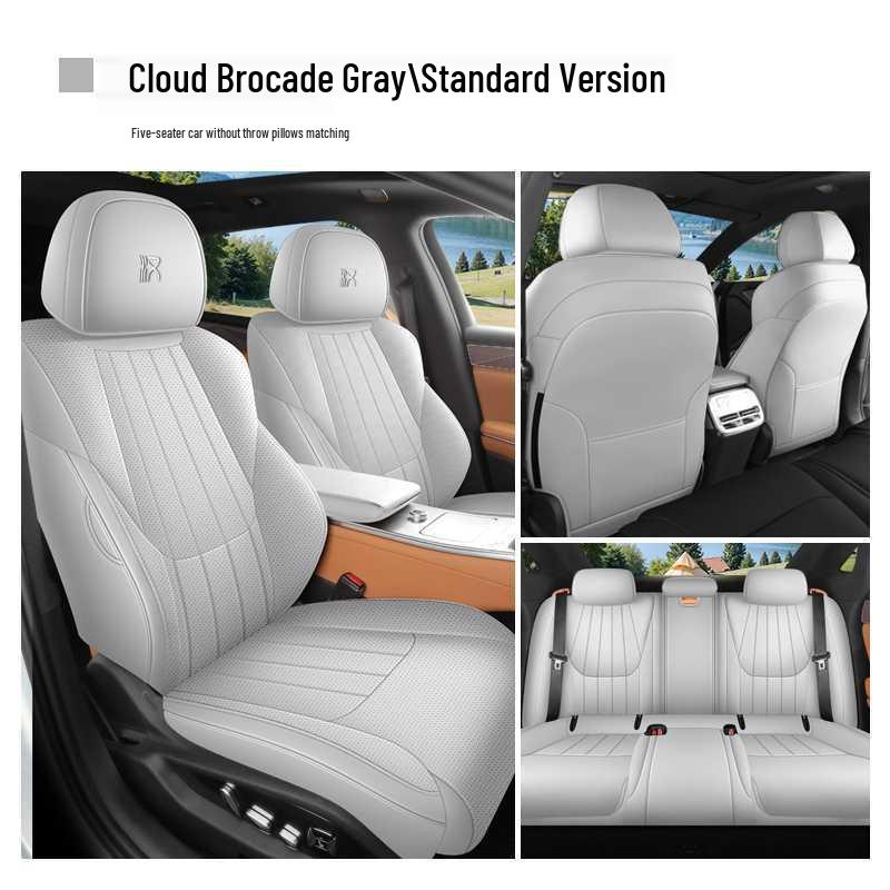 All-Season Leather Seat Covers for BYD Han L 2025 Model - Universal Fit