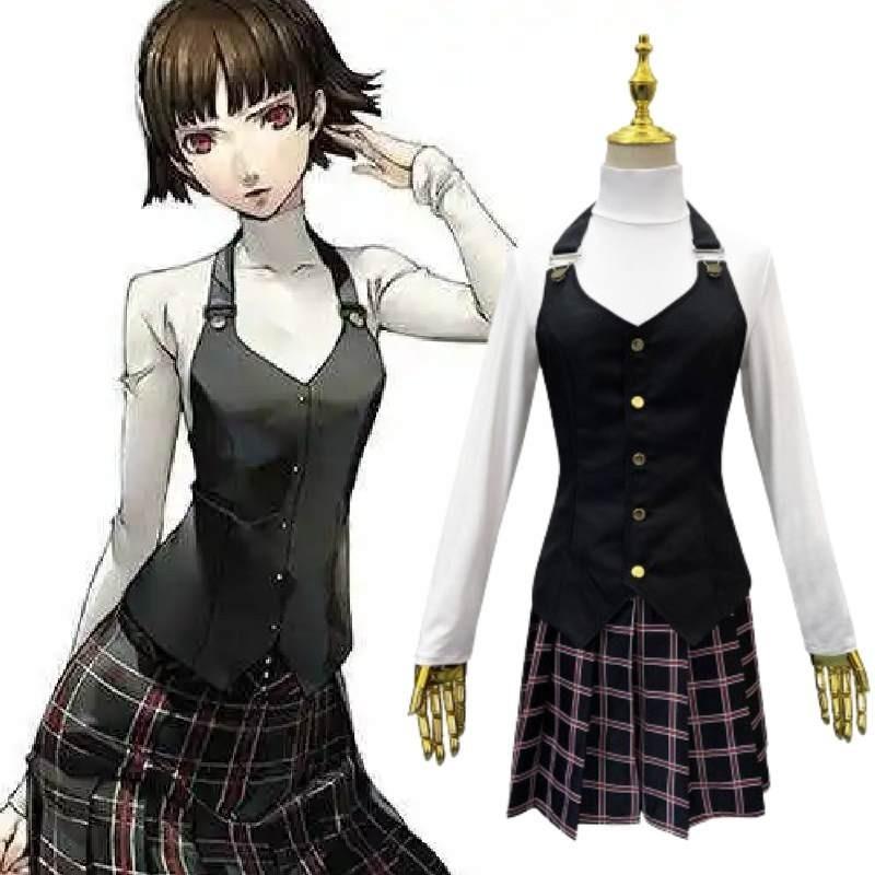 New Island True Goddess P5 Cosplay Costume For Women School Uniform Anime Performance Outfit