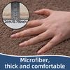 Imitation Cashmere Floor Mat Household Toilet Four-Piece Carpet Bathroom Water-Absorbing Non-Slip Mat Bathroom Dirt-Resistant Door Mat
