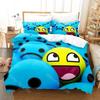 3D Print Hip Hop Smiley Bedding Set Boys Girl Twin Queen King Size Duvet Cover Pillowcase Bed Boys Adult Home Textiles