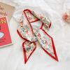 Multifunctional Flower Printed Hair Band Headwear Scarves 6.5cm*90cm
