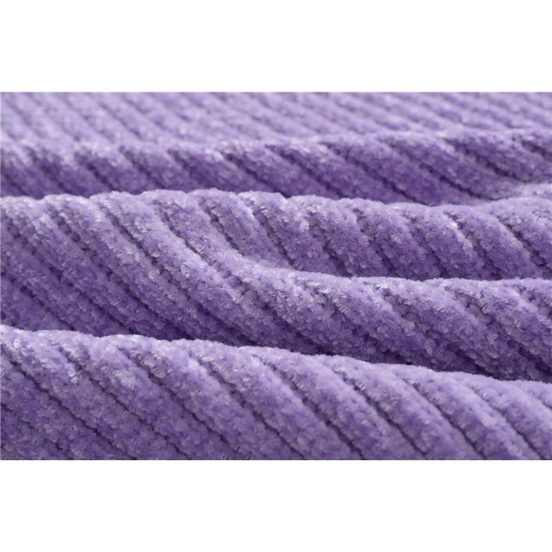 Casual Womens Sweater Autumn Winter Pullover Crew Neck Solid Color Loose Bulb Sleeve Chenille Knit Top