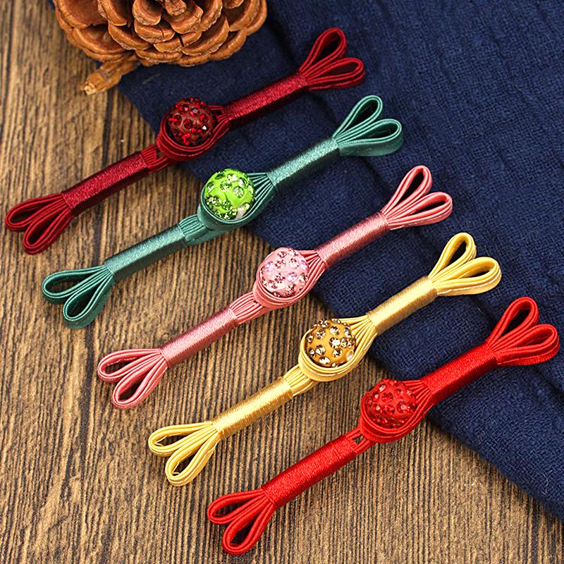 

1 шт. Пуговицы ручной работы Этническая одежда Cheongsam Ручная пряжка из одного слова Ретро Высокое качество Новое