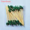 50Pcs/set Christmas Fruit Sticks Disposable Bamboo Sticks Snowflake Christmas Tree Elk Santa Claus Snowman Sticks Xmas Ornaments