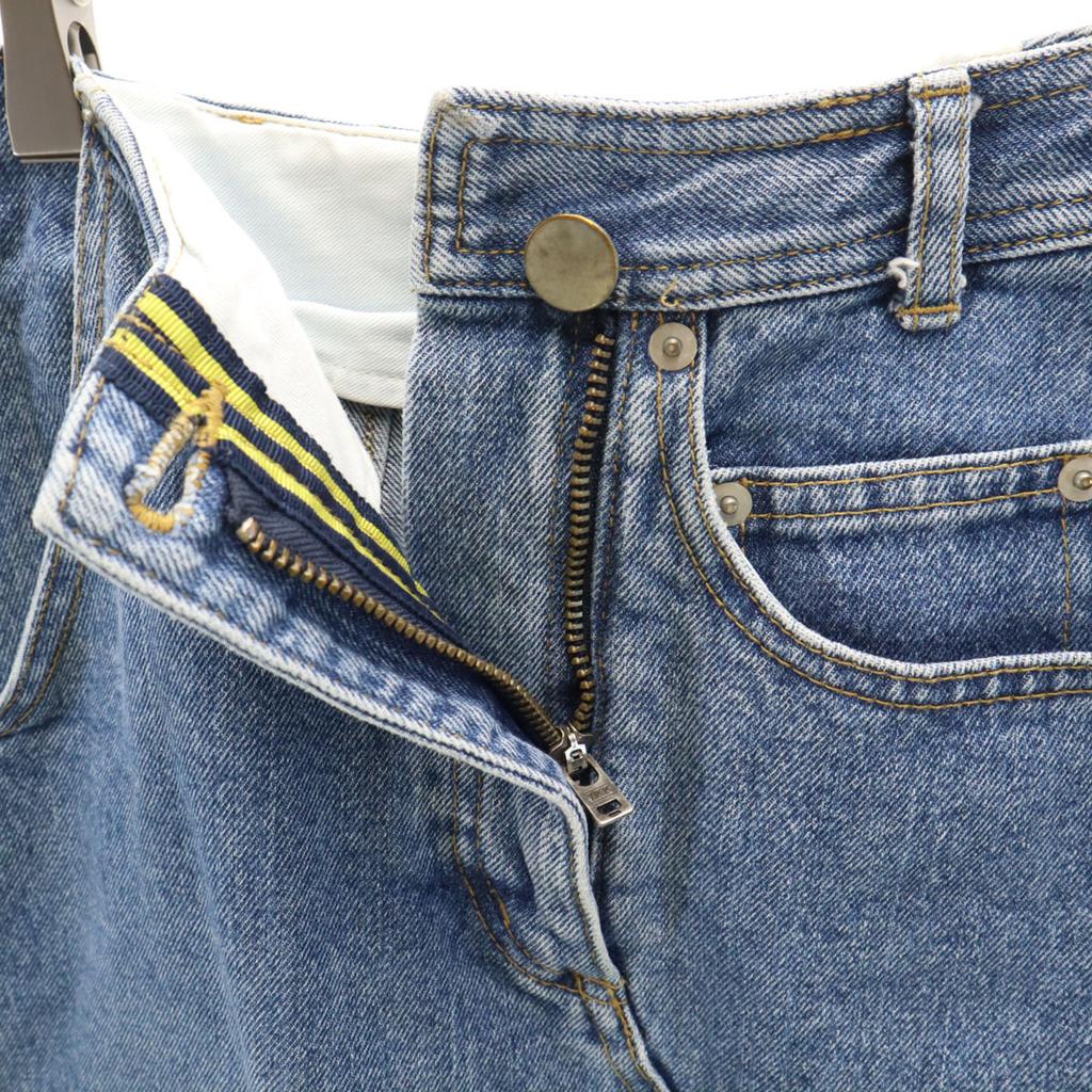 AULA Long length Ashime Denim skirt 1 Wash blue Women Used