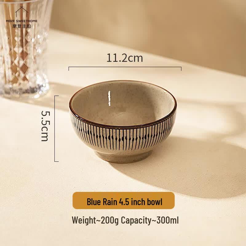 Retro Ceramic Noodle Bowl