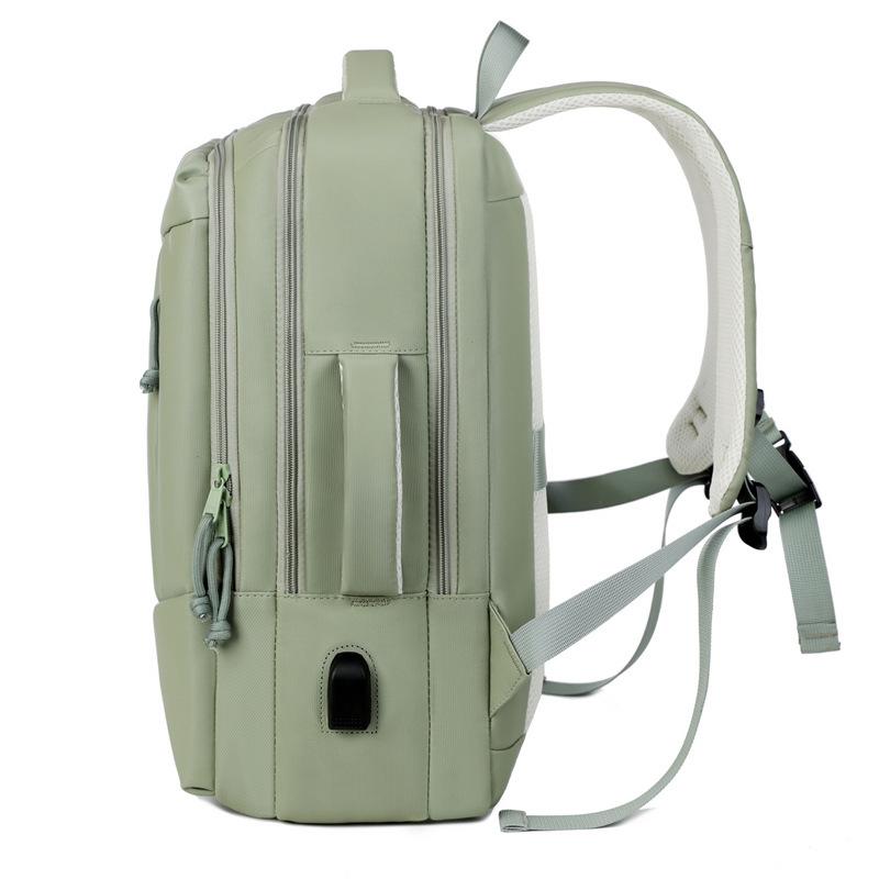 Multifunktionaler Business-Rucksack für Herren, Tragbarer Rucksack mit großem Fassungsvermögen, USB-Ladeanschluss, Trocken- und Nassfach