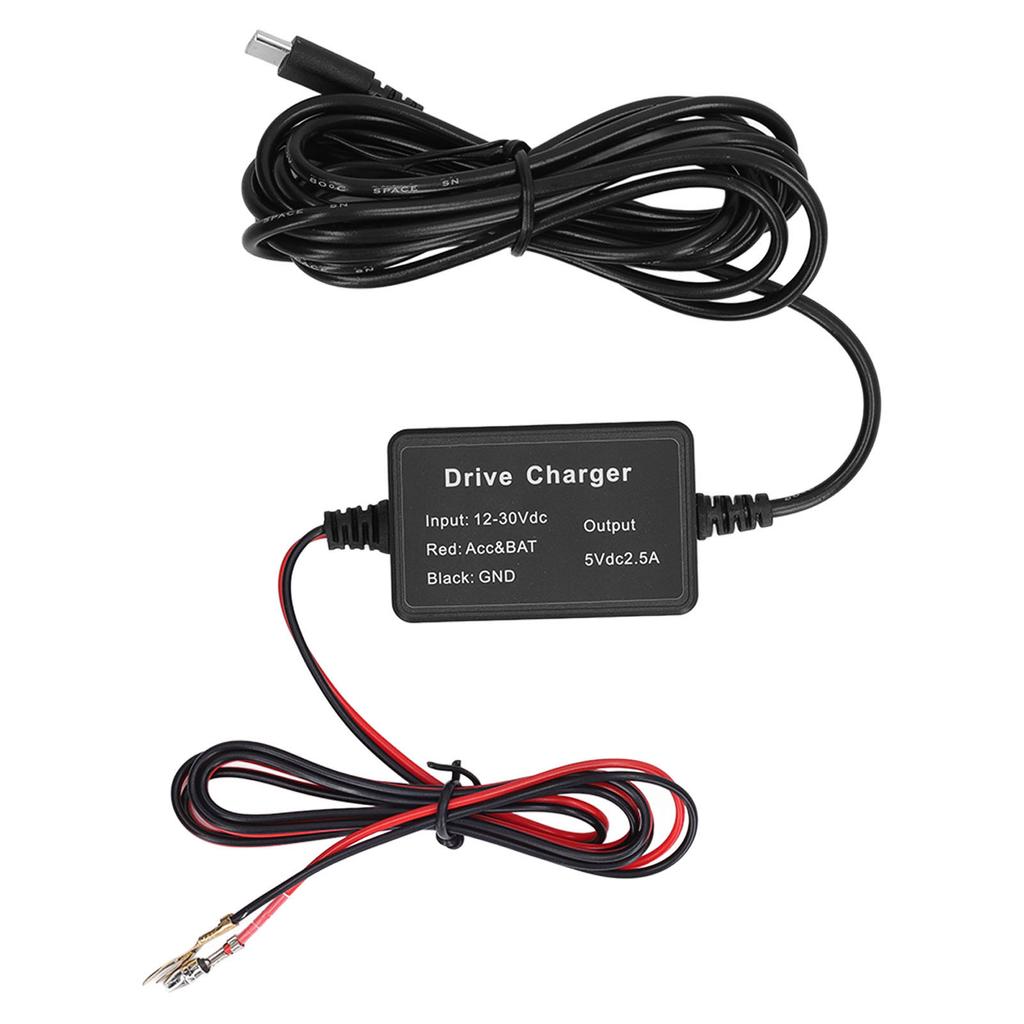 Dash Cam Hardwire Kit High Security 24h Surveillance for Mirror Cam GPS Navigator Radar Detector