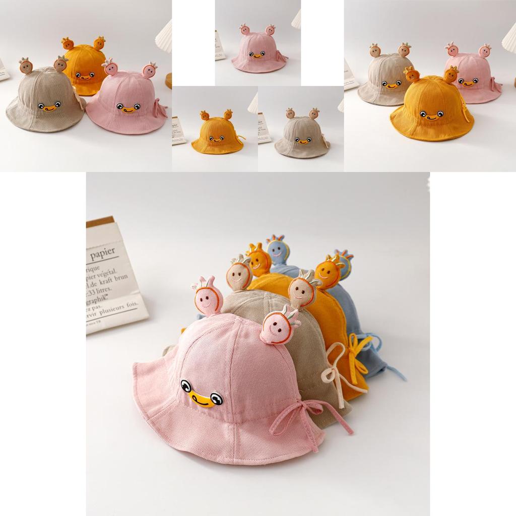 Baby Fisherman Hat With Large Brim For Boys And Girls Spring Autumn Thin Newborn Cap