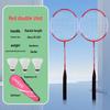 Ultralight Iron Alloy Badminton Racket Set