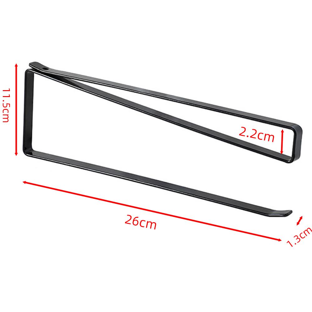 

Special Kitchen Paper Hanging Rack Cabinet Towel Hook Cling Film Storage Rack Hanging Shelf Bathroom Kitchen Tissue Accessories чорний