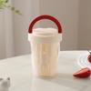 Salad Cup 501-600ml Food-Grade Portable Leak-Proof Design Salad Jar with Spoon Enhanced Drainage