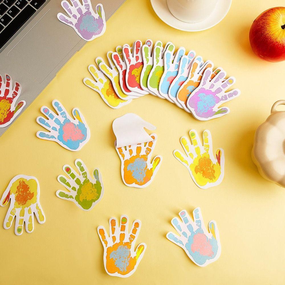 Colorful Sticky Notes Hand Shaped Office Supplies Creative Gifts Memo Pad  Office