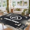 Linkin Park Design Crystal Velvet Rug Soft Decorative Mat for Bedroom Entrance