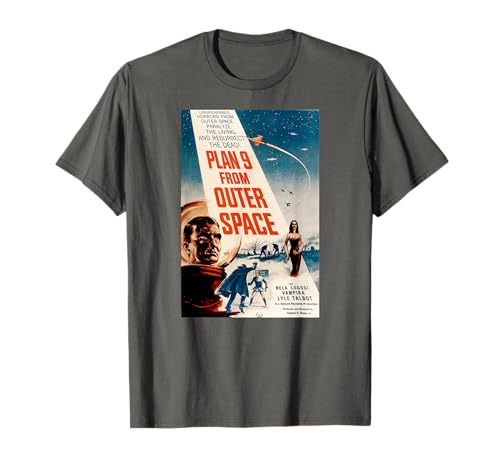 Plan 9 From Outer Space Vintage Movie Poster T-Shirt