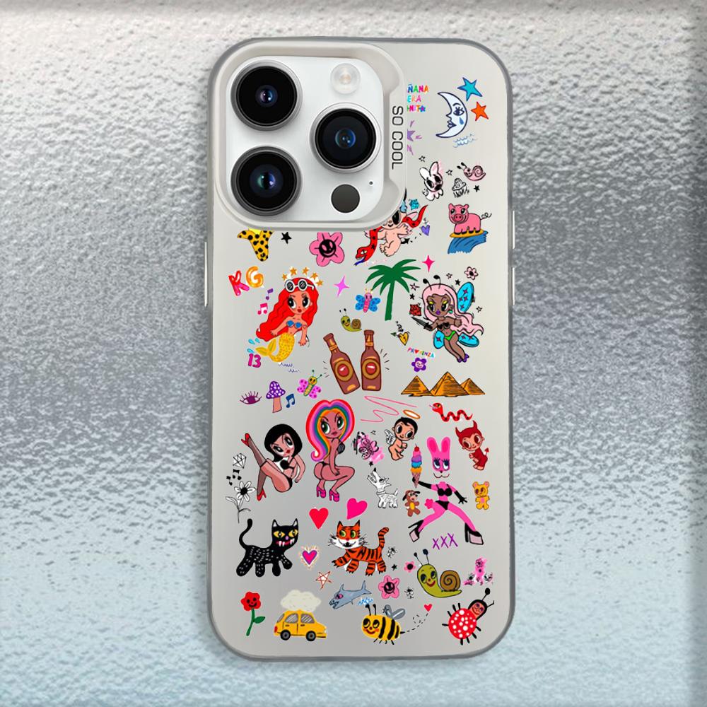 

Чехол для телефона K-Karol G Manana Sera Bonito для iPhone 16,15,14,13,12,11,Mini,Pro,MAX Белый Матовый Ударопрочный Чехол iPhone16
