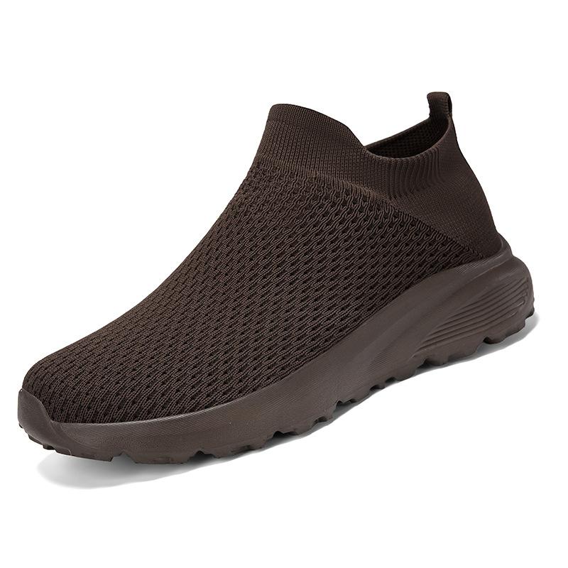 New Large Size Fly-woven Sneakers Overalls Casual Shoes Socks Shoes Wide Head Shoes Casual Shoes