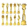 Golden Color Pentagram Trophy Crown Pentagram Medals Sports Meeting Ornament  Children Award Prize
