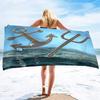 Anchor Beach Towel Sand Free Microfiber Oversized Large Beach Towels  Absorbent Lightweight Soft and Quick Dry Towels for Men