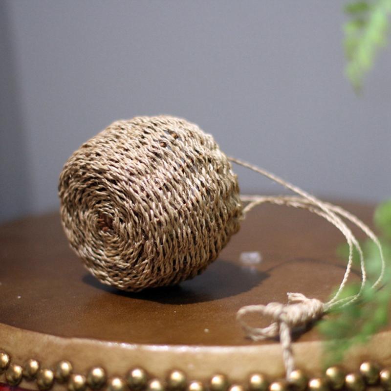 Rope Handwoven Gardening Hanging Basket Storage Basket Rattan Wall Mounted Plant Pot