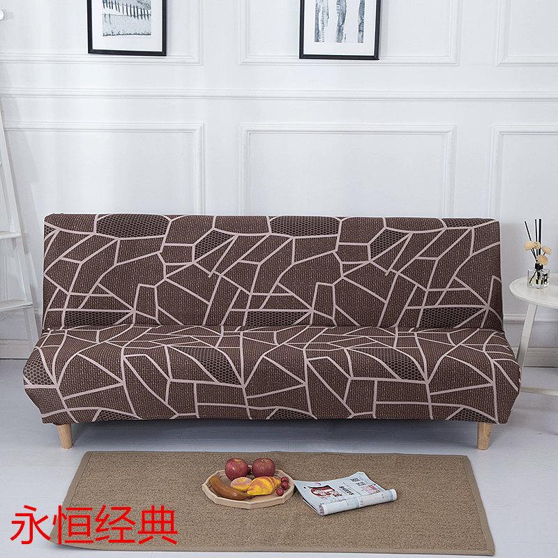 Stretch Folding Sofa Bed Cover Without Armrests Armless Futon Sofa Cover Removable Machine Washable Home 3 Seater Couch Covers Premium Quality