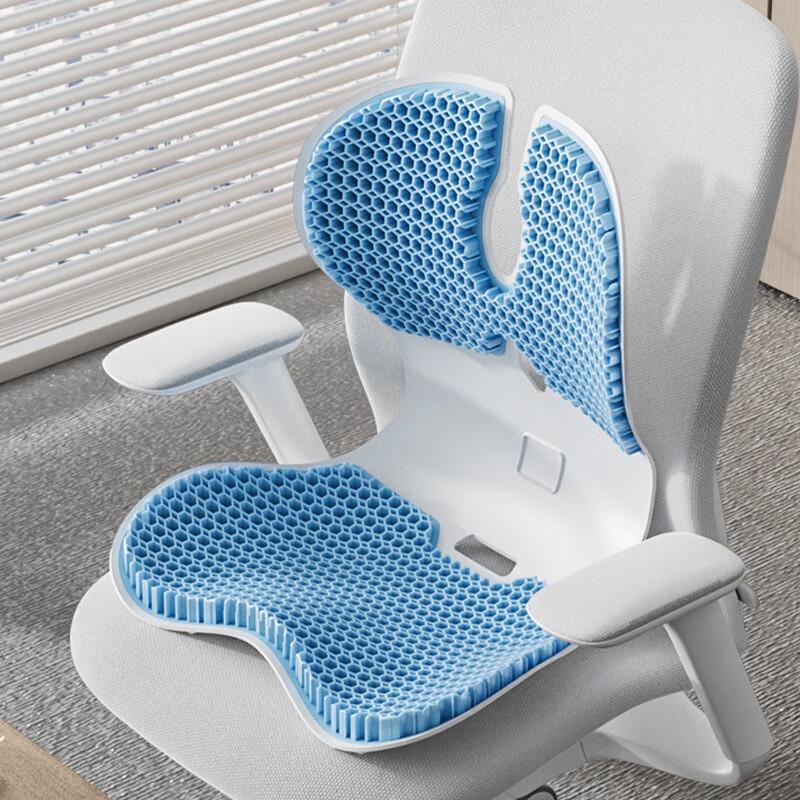 WEZHO Gel Honeycomb Ergonomic Lumbar Support Cushion