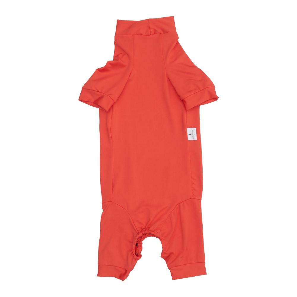 

Костюм для восстановления кошек для собак, комбинезон для кошек на четыре ноги, костюм для хирургии котят, защищающий от вылизывания, боди для щенков, ткань для отлучения XS красный