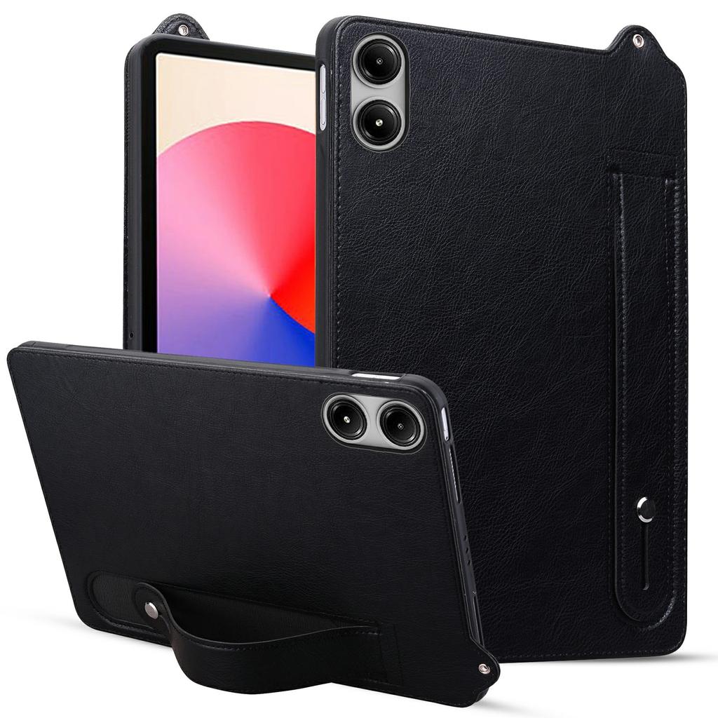 For Xiaomi Poco Pad M1 Case Hand Strap Kickstand Leather Tablet Cover