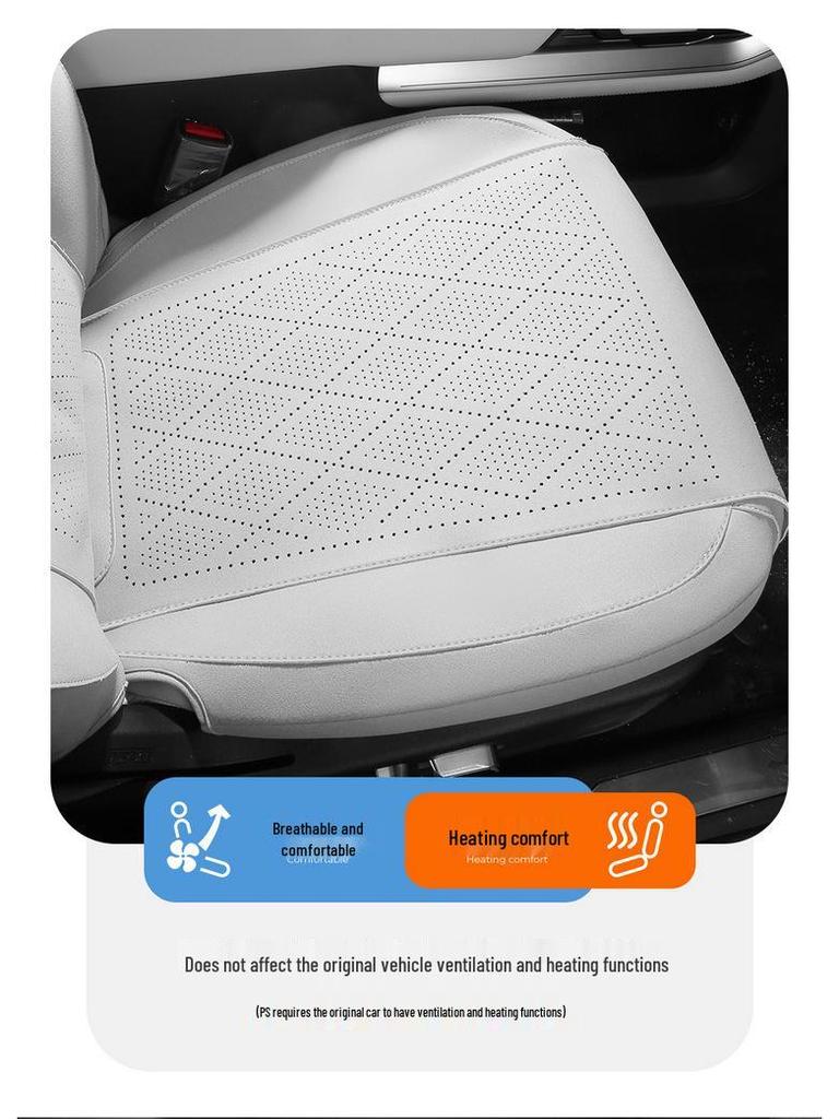 BYD Yangwang 8 Suede Car Seat Cover - All-Season Full Coverage Cushion Pad