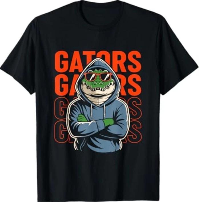 Retro Gators Gift for Men Women T-Shirt 3XL