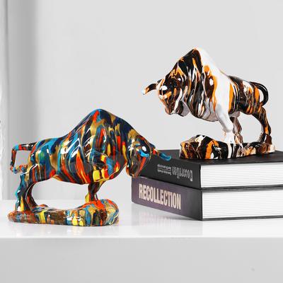 Creative Cow Decoration Living Room TV Cabinet Wine Cabinet Home Accessories Office Desktop Arts and Crafts Housewarming Opening Gift