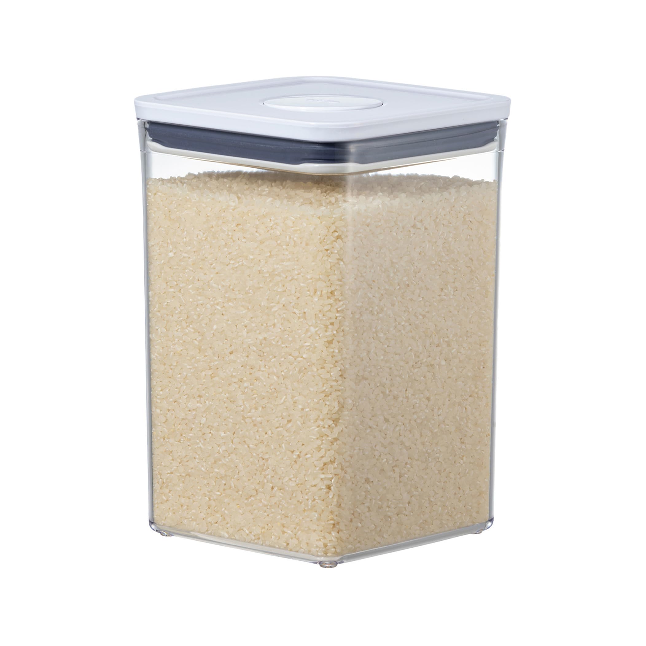 OXO Storage OXO Plastic Airtight Pop Containers dry moisture Big Square Medium Containers, 4.2L (for food, condiments, goods, protection),