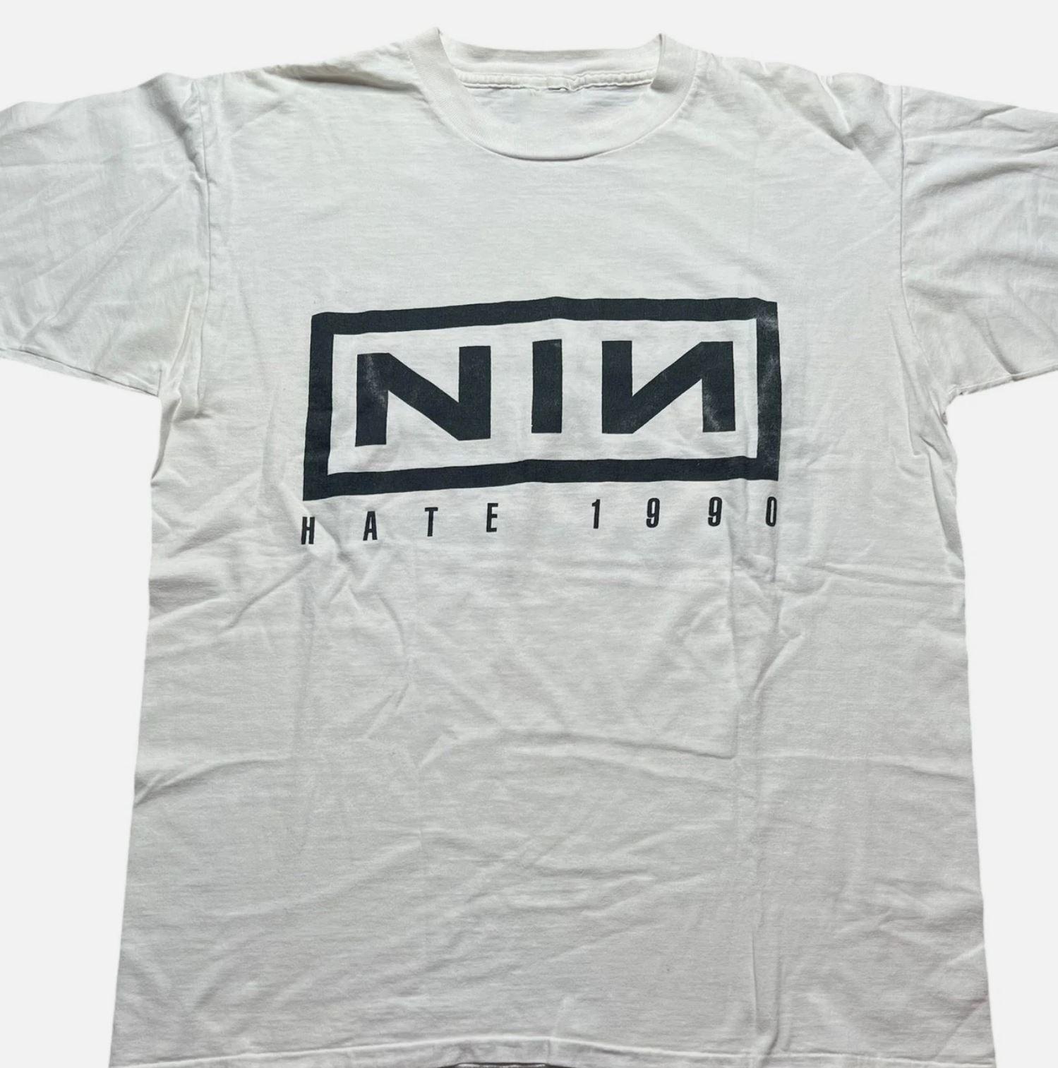 НОВАЯ футболка Nine Inch Nails NIN You Get What You Deserve Hate 1990 Tour Переиздание S
