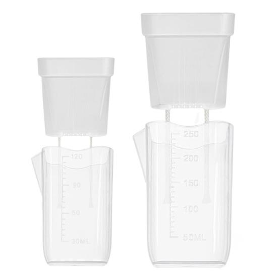 Self Watering Plant Pots Mini Translucent Plastic Planters Plant Propagation Pot with Reservoir for Seedlings Cuttings