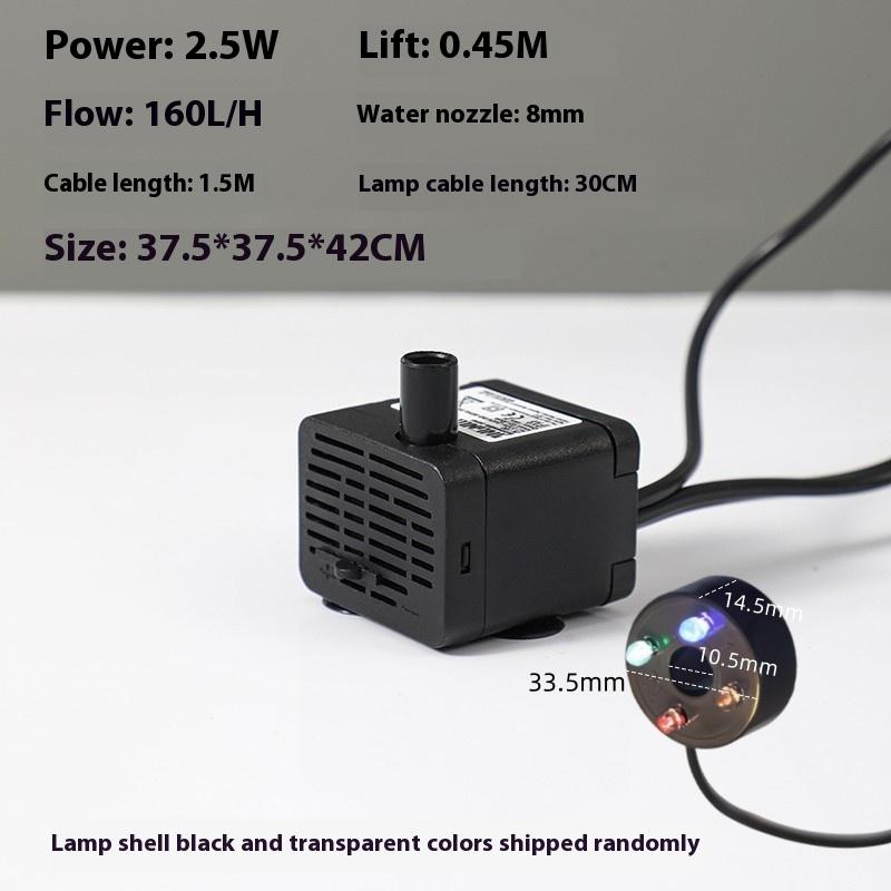Ultra-Quiet Submersible Water Fountain Pump Filter Fish Pond Aquarium Water Pump Tank Fountain Ac220V