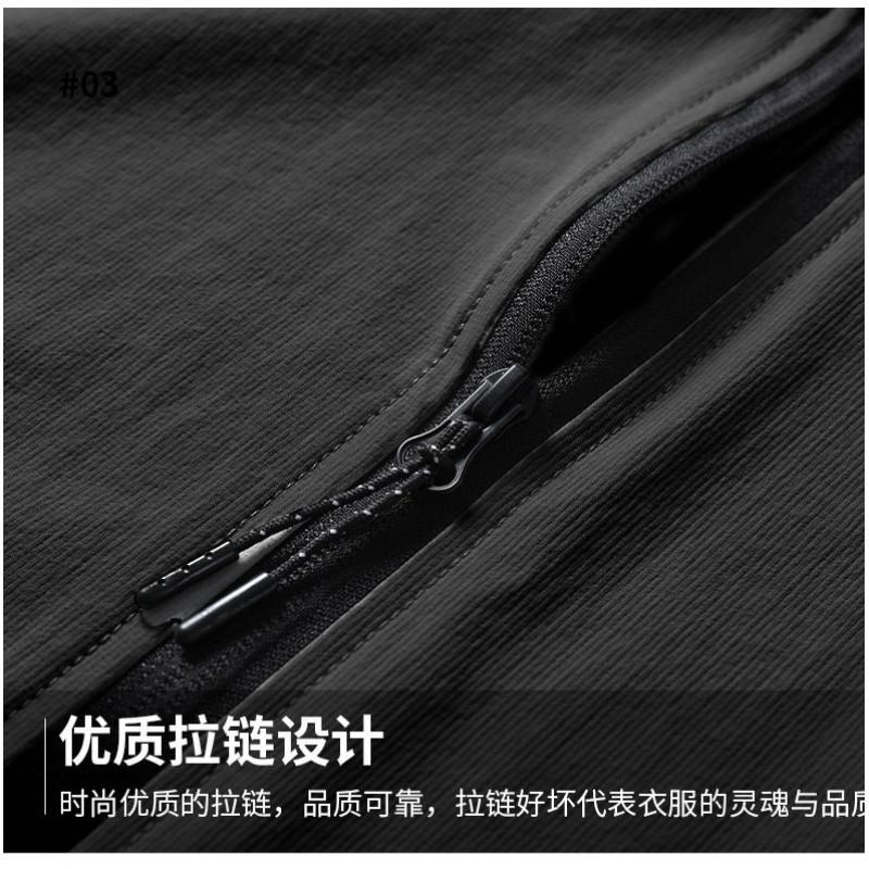 Mens Quick-Dry Running Set Long Sleeve Fitness Tracksuit Training Gym Workout Cycling Jersey