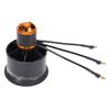 3750KV 50mm Ducted Fan with Brushless Motor 12 Blades Ducted Fan with Control Board and Switch for DIY Jet Dry Blower Aircraft Model