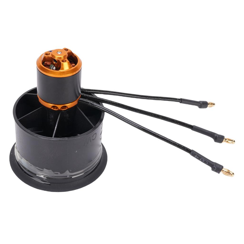 3750KV 50mm Ducted Fan with Brushless Motor 12 Blades Ducted Fan with Control Board and Switch for DIY Jet Dry Blower Aircraft Model