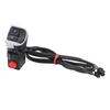 Motorcycle Horn Turn Signal Headlight Switch 4.9ft Cable Compact 3 in 1 Scooter Handlebar Control Switch