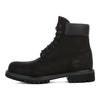 Timberland Stivali Outdoor in Pelle Resistenti Ammortizzanti a Mezza Gamba Uomo Stivali Neri TB010073
