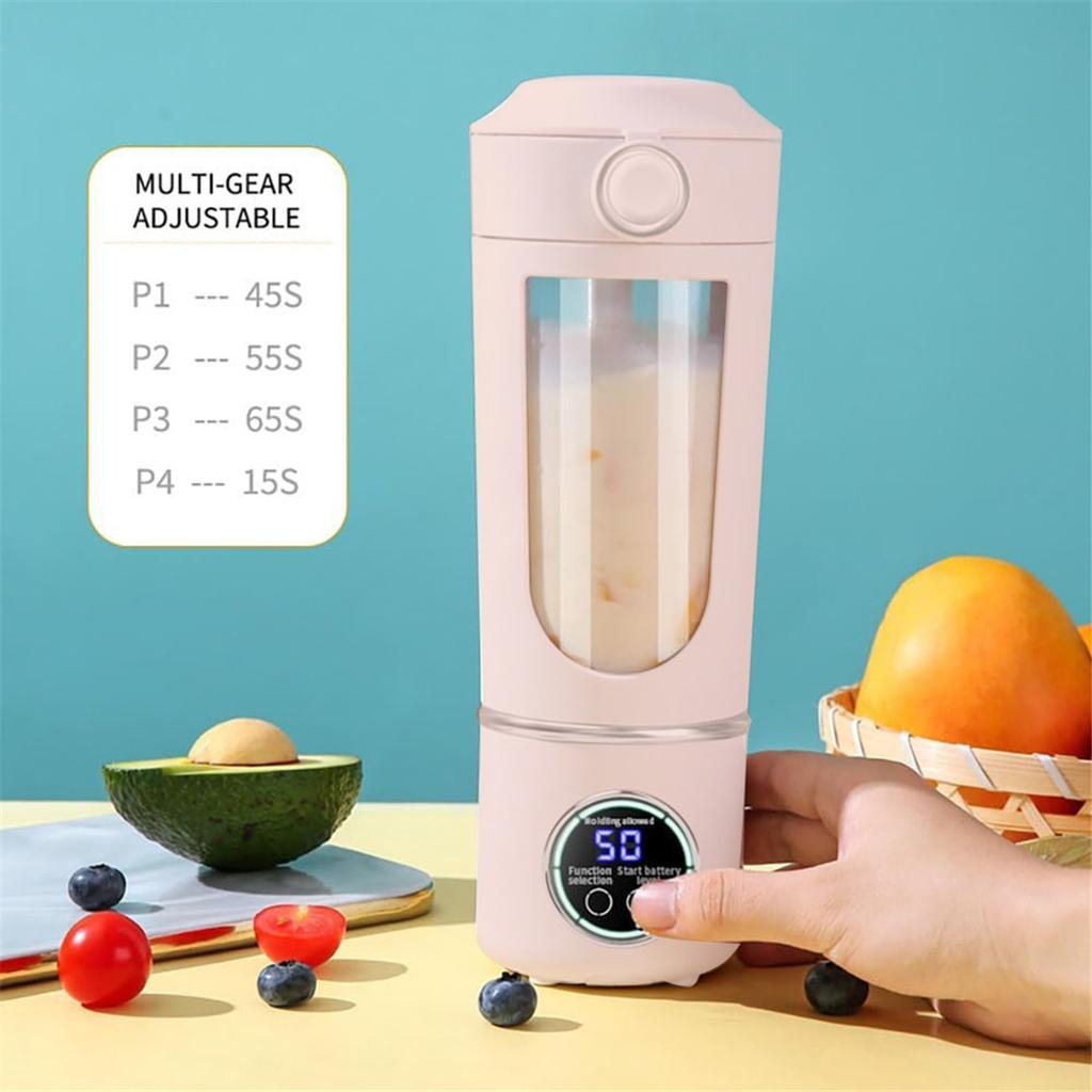 2025+ 700ml Portable Blender Powerful Cordless Mini Smoothie Blender with 12 Blade for Protein Shakes Fruit