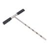 Stainless Steel Soil Sample Probe Combined Probe Rod Adjustable 17‑32‑48 Inch Probe Tool with T Handle Soil Sample