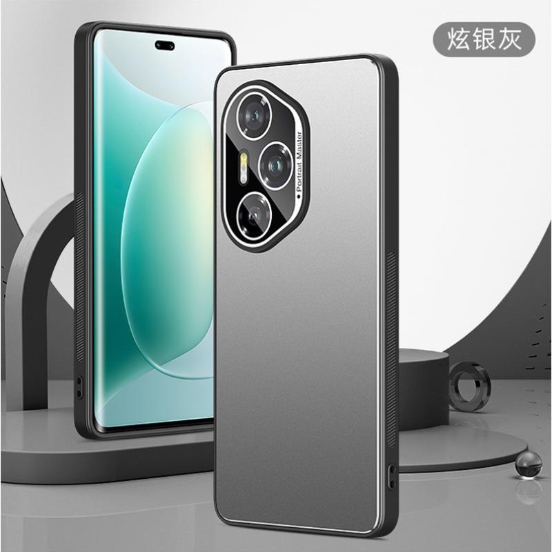 Applicable to Honor 111pro mobile phone case, new aluminum alloy matte Honor 111 lens all-inclusive anti-drop  cover