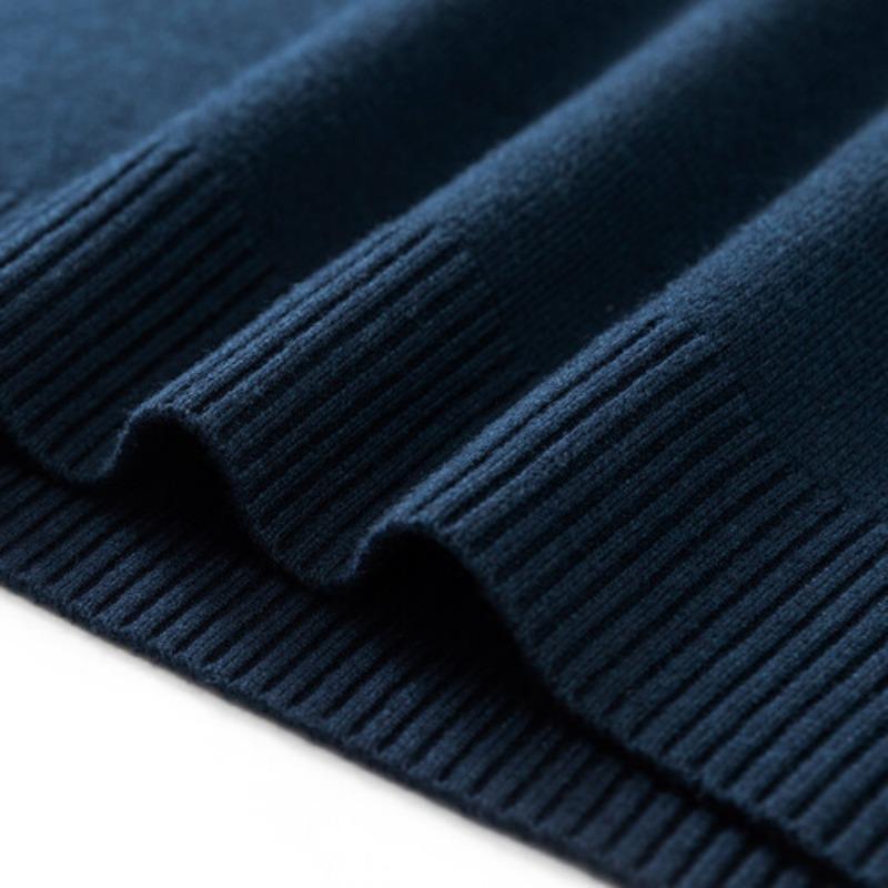 Neuer Stehkragen-Pullover für Herren, Strickpullover, Winter-Halb-Stehkragen-Bottom-Shirt mit langen Ärmeln, trendig, lässig