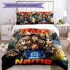 Warner Bros. Obras (sesenta y cinco) Juego de Ropa de Cama Personalizado con tu Nombre Funda Nórdica Transpirable con Fundas de Almohada Decoración del Hogar Regalo de Cumpleaños
